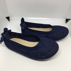 GAP BABY toddler girl navy flats | size 6
